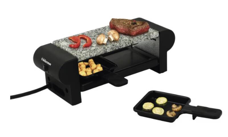 Raclette-Steingrill, 2 Personen, 350 Watt