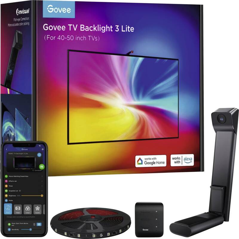 Envisual TV Backlight T3, 40-50, WiFi, BT, RGBICW