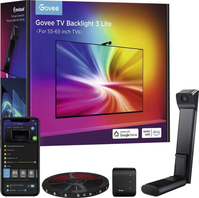 Envisual TV Backlight T3, 55-65, RGBICW, WiFi, BT