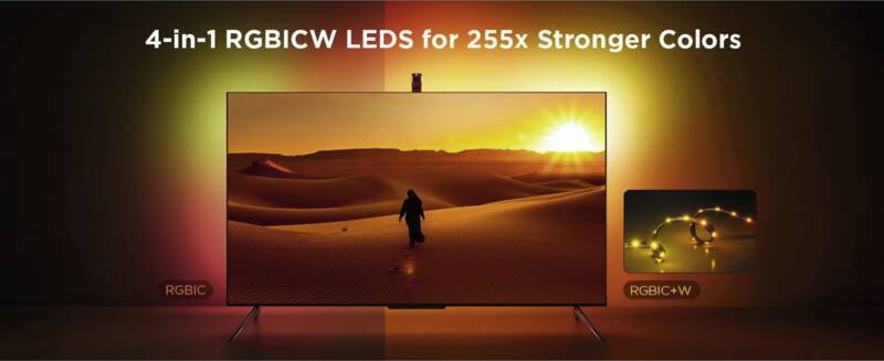 Envisual TV Backlight T3, 55-65, RGBICW, WiFi, BT