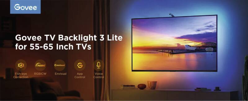 Envisual TV Backlight T3, 55-65, RGBICW, WiFi, BT