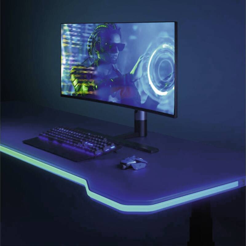 LED Stripe Neon Gaming Table Light, 3 m, RGBIC, Wi-Fi + BT