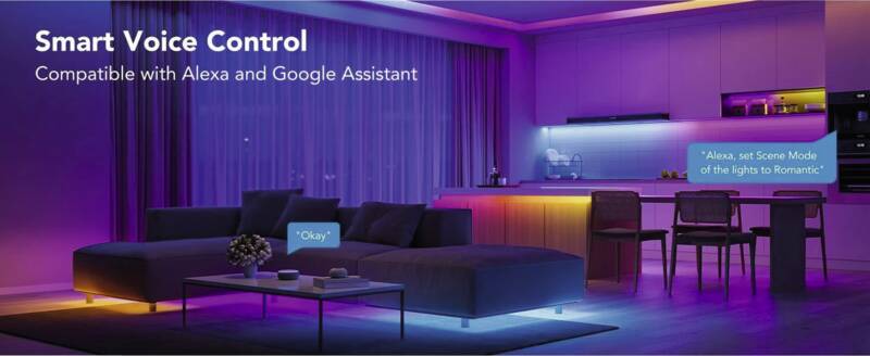 LED Stripe Basic, 10 m, RGBIC, Wi-Fi + Bluetooth