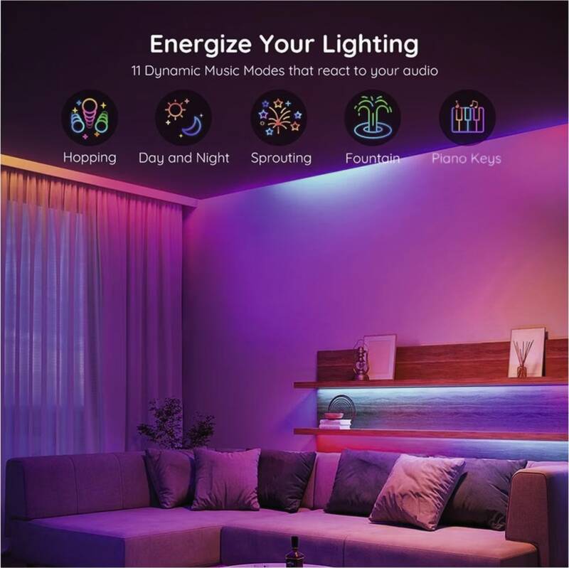 LED Stripe Basic, 10 m, RGBIC, Wi-Fi + Bluetooth