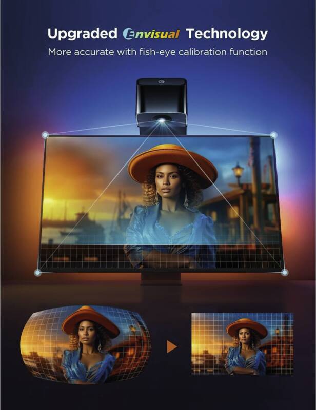 Envisual TV Backlight T3, 75-85, RGBICW, WiFi, BT