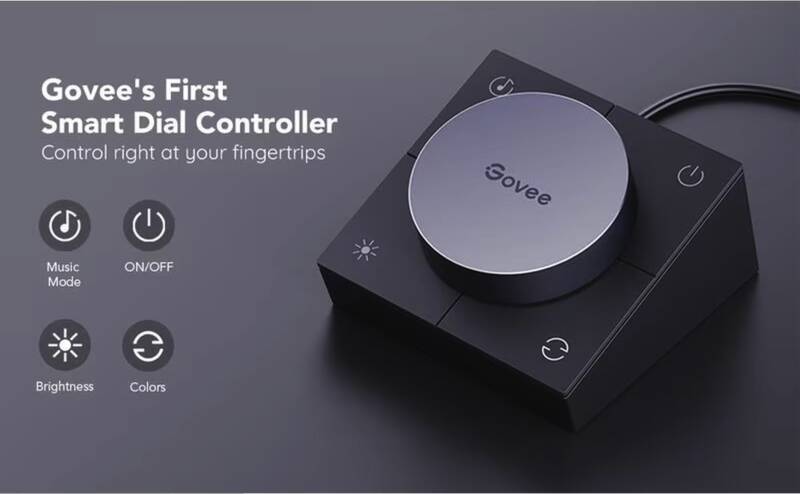 Gaming Lichtbalken mit Smart Controller, RGBIC, Wi-Fi + BT