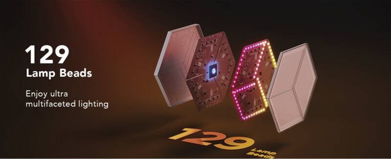 Panelleuchte Glide Hexa Ultra, Erweiterung, 1 Stück