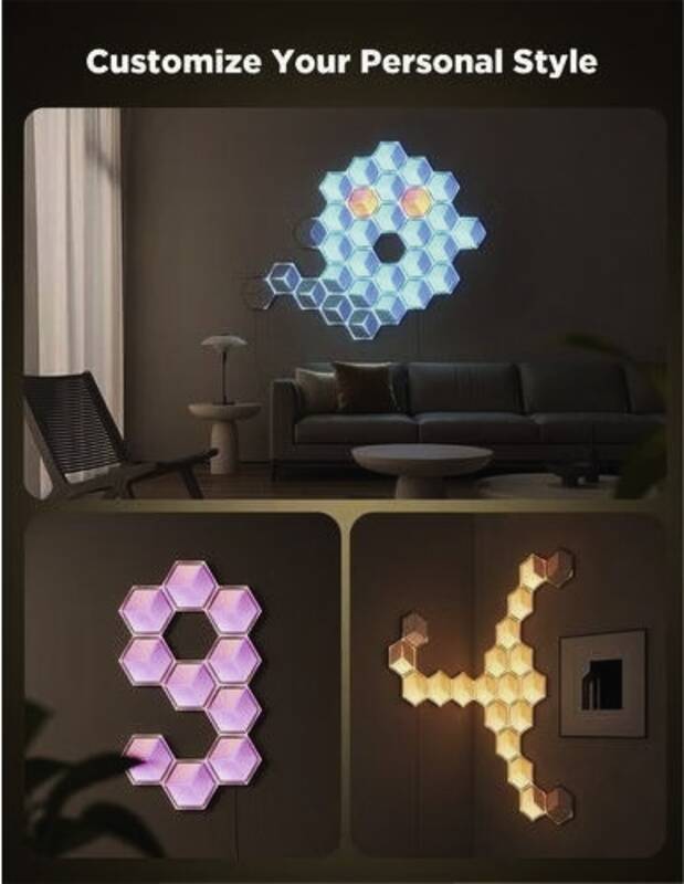 Panelleuchte Glide Hexa Ultra, Erweiterung, 1 Stück