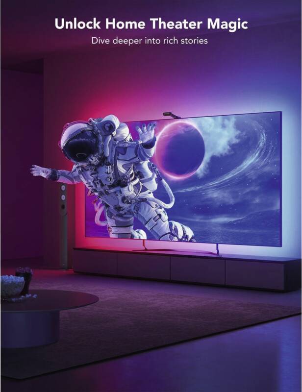 Envisual TV Backlight T2, 75-85, RGBIC, WiFi, BT