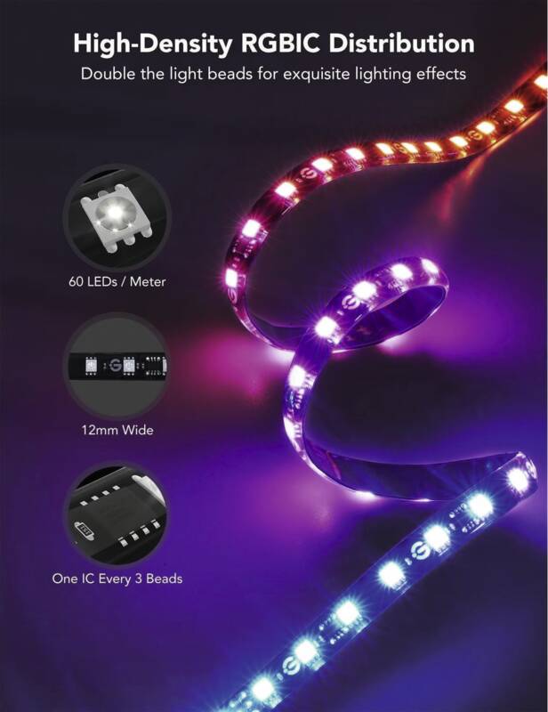 Envisual TV Backlight T2, 75-85, RGBIC, WiFi, BT