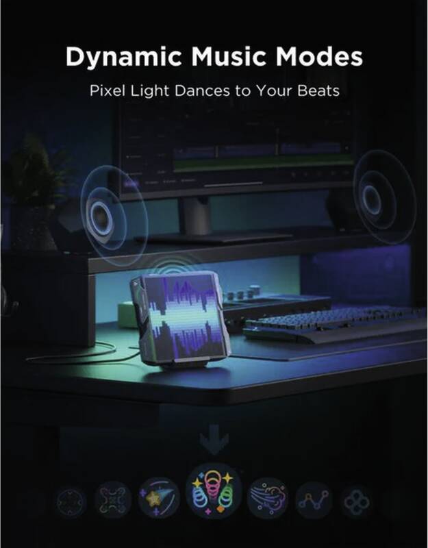 Gaming-Pixel-Licht 13.5 x 13.5 cm