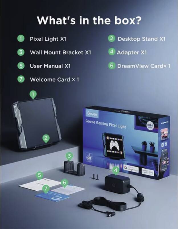 Gaming-Pixel-Licht 13.5 x 13.5 cm