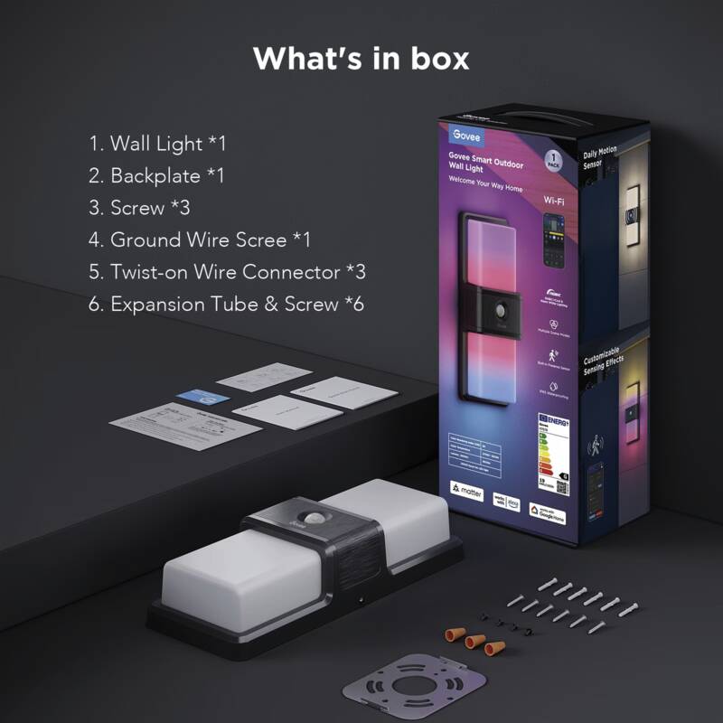 Outdoor Wandleuchte Smart Outdoor Wall light
