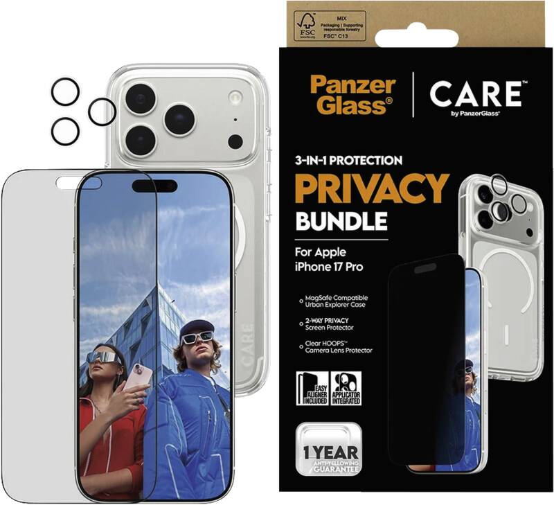 CARE 3-in-1 Flagship Privacy Bundle für iPhone 17 Pro