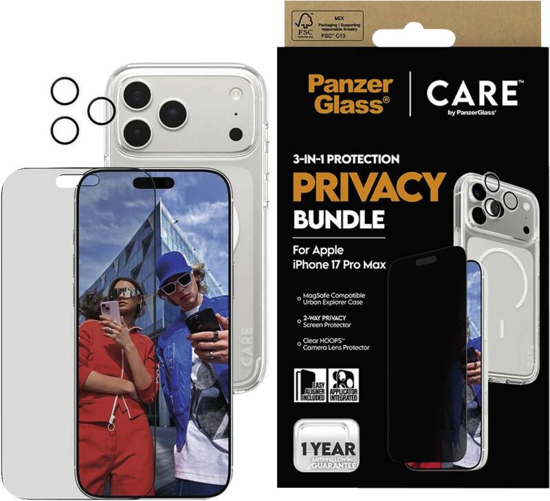 CARE 3-in-1 Flagship Privacy Bundle für iPhone 17 Pro Max