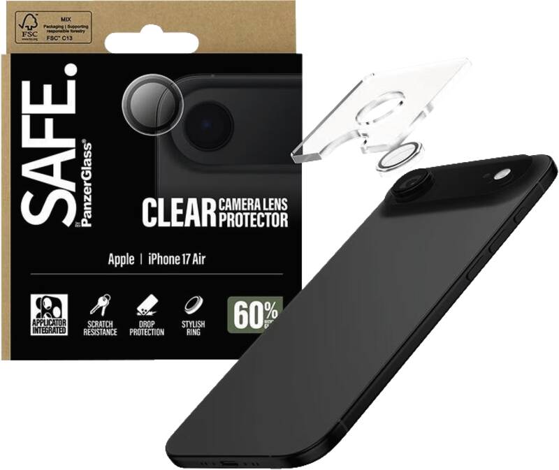 SAFE Camera Lens Protector Clear für iPhone 17 Air