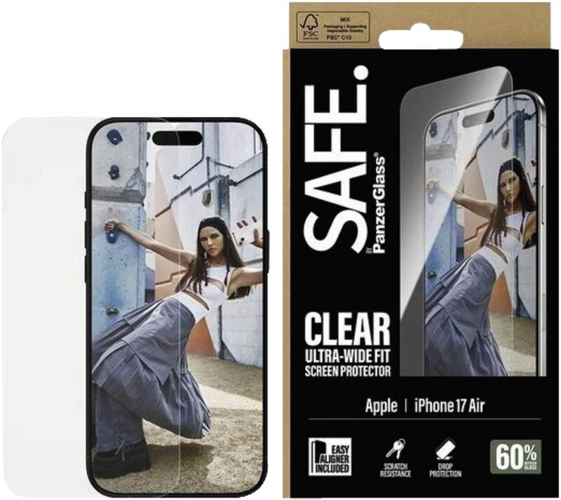 SAFE. Displayschutz Ultra Wide Fit für iPhone 17 Air