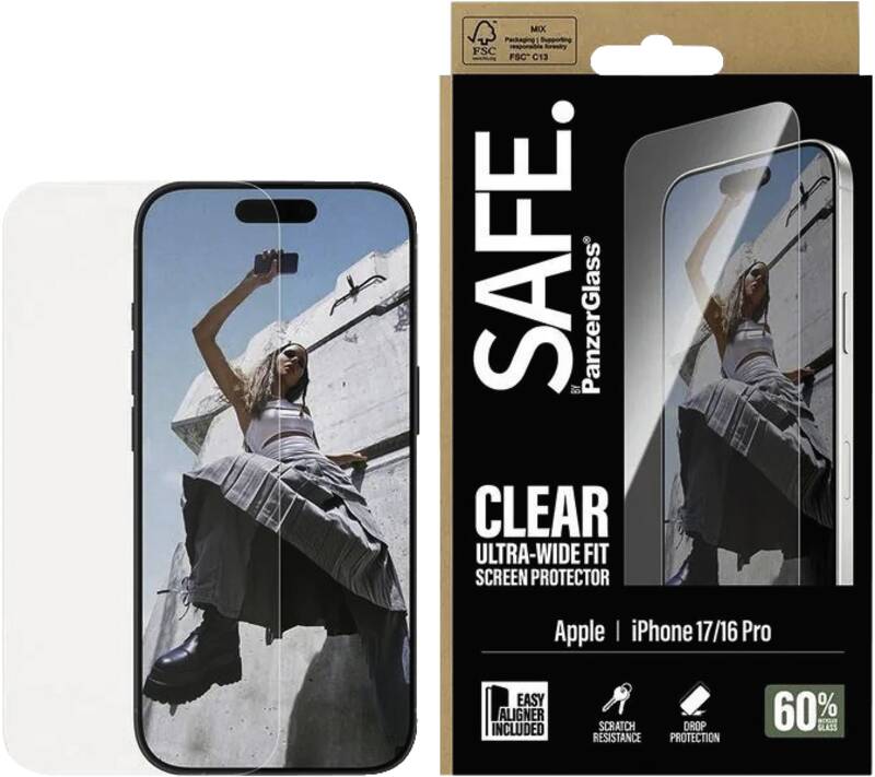 SAFE. Displayschutz Ultra Wide Fit für iPhone 17