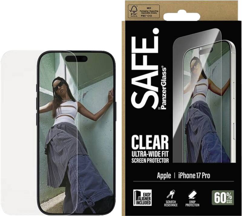 SAFE. Displayschutz Ultra Wide Fit für iPhone 17 Pro