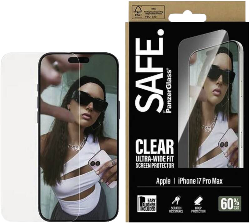 SAFE. Displayschutz Ultra Wide Fit für iPhone 17 Pro Max