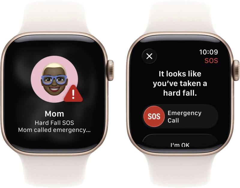 Watch Series 11 GPS, 42mm, Alu, Gr. S/M, blassrosanes Sporta