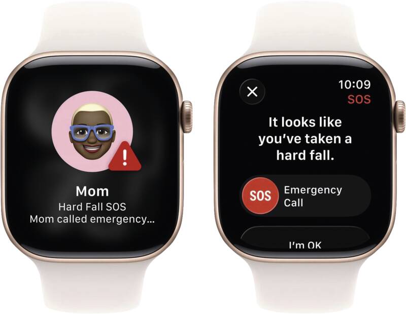 Watch Series 11 GPS, 46mm, Alu, Gr. M/L, blassrosanes Sporta