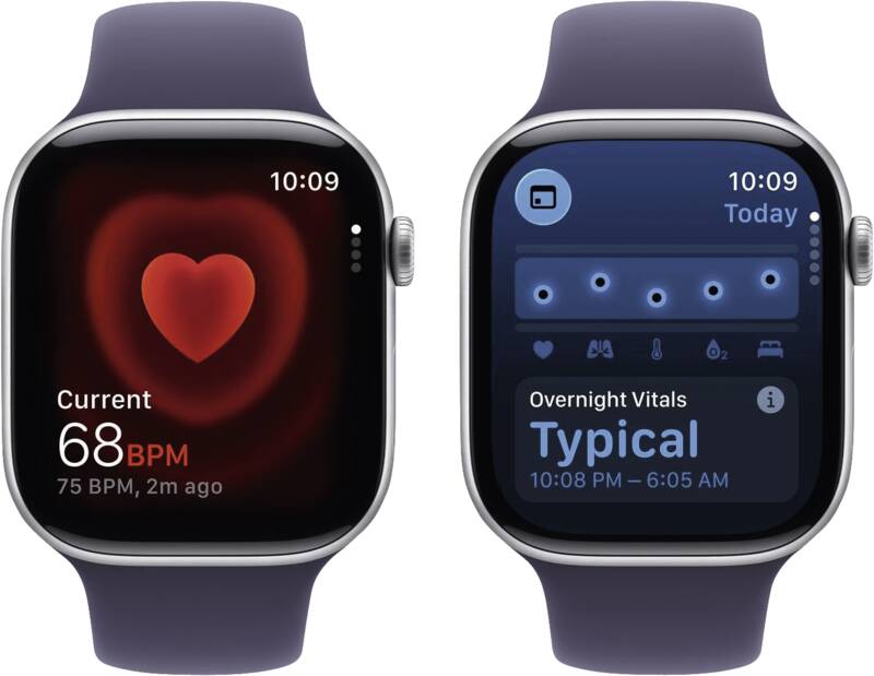 Watch Series 11 GPS, 46mm, Alu, Gr. S/M, nebelviolettes Spor