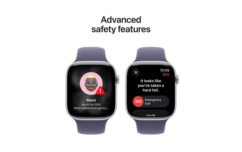 Watch Series 11 GPS, 46mm, Alu, Gr. S/M, nebelviolettes Spor