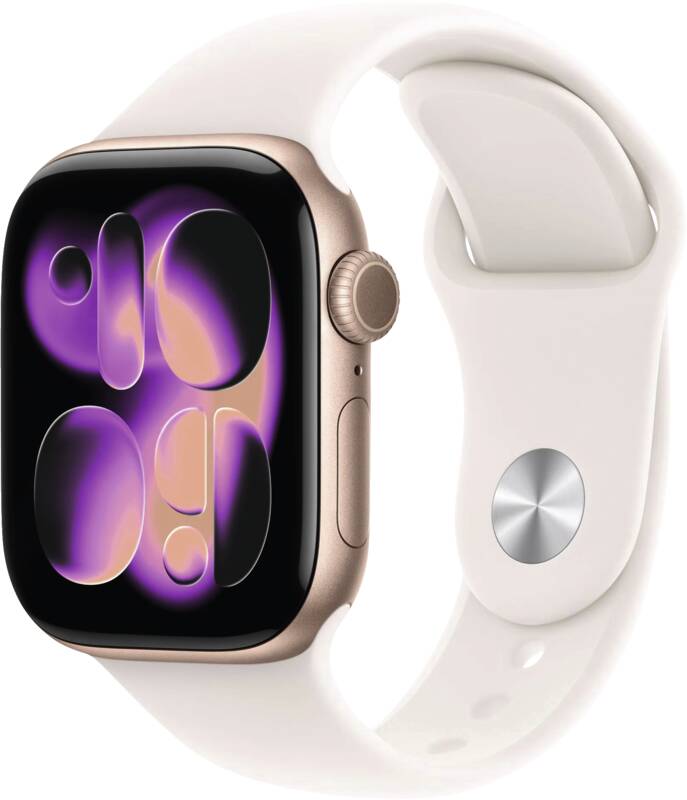 Watch Series 11 GPS + Cellular, 42mm, Alu, Gr. S/M, blassros