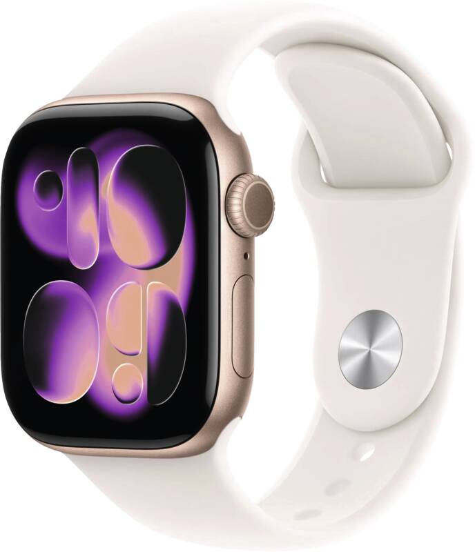 Watch Series 11 GPS + Cellular, 42mm, Alu, Gr. M/L, blassros