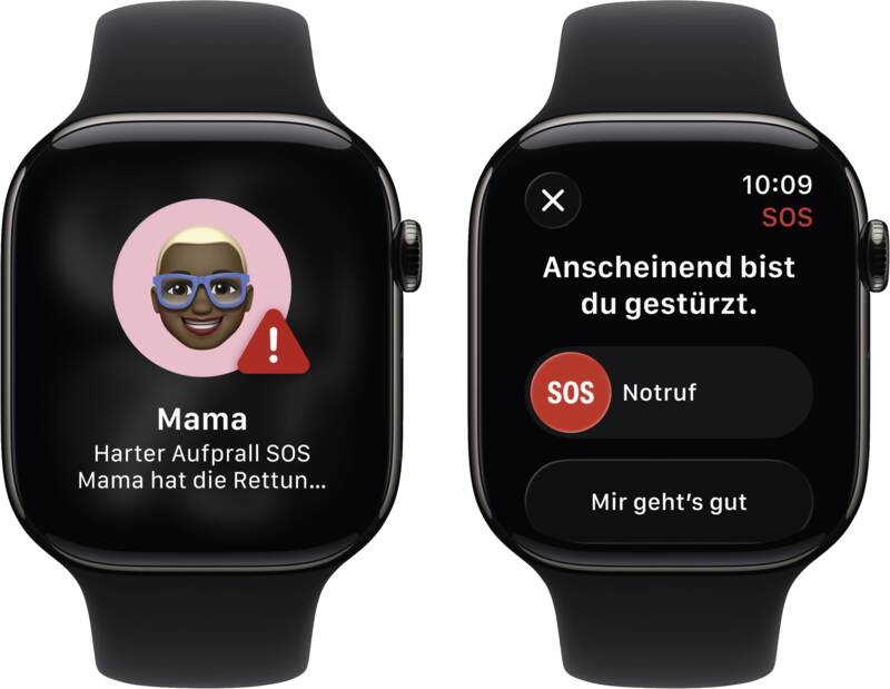 Watch Series 11 GPS + Cellular, 42mm, Titan, Gr. S/M, schwar