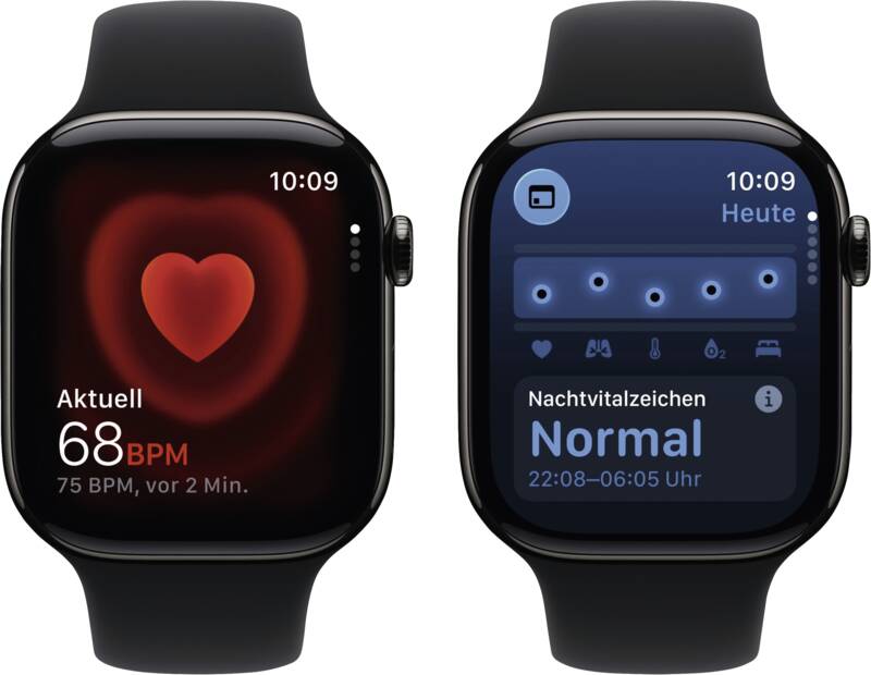 Watch Series 11 GPS + Cellular, 42mm, Titan, Gr. S/M, schwar