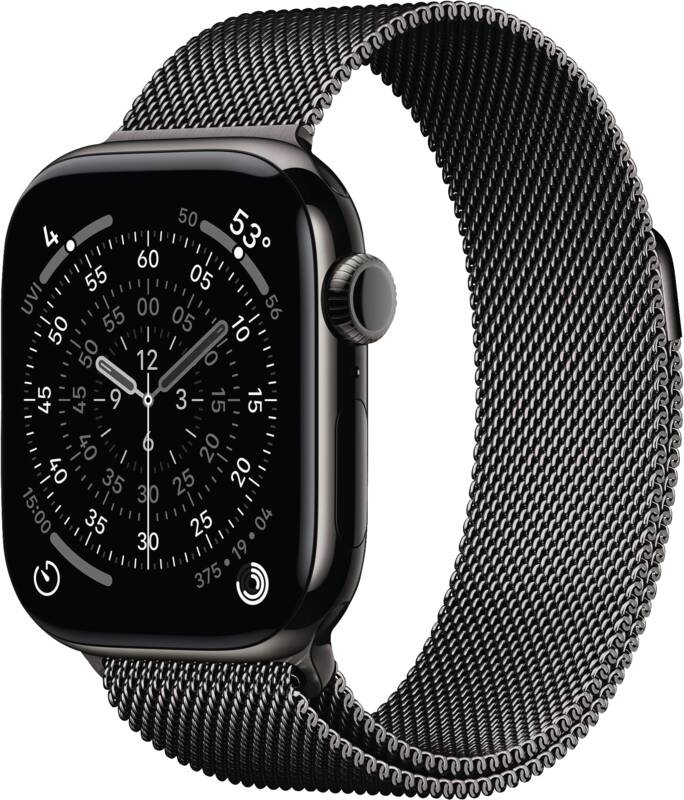 Watch Series 11 GPS + Cellular, 42mm, Titan, schieferfarbene