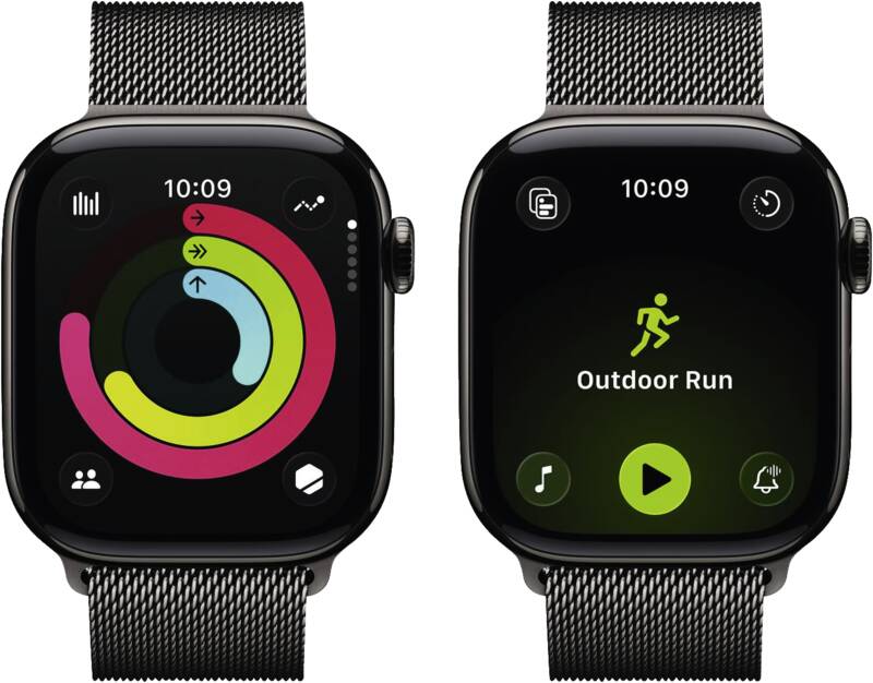 Watch Series 11 GPS + Cellular, 42mm, Titan, schieferfarbene