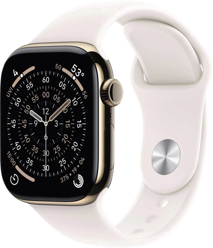 Watch Series 11 GPS + Cellular, 42mm, Titan, Gr. S/M, blassr