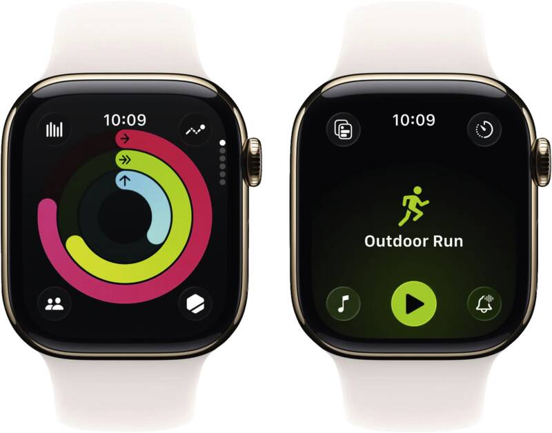 Watch Series 11 GPS + Cellular, 42mm, Titan, Gr. S/M, blassr