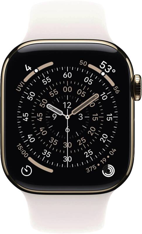 Watch Series 11 GPS + Cellular, 42mm, Titan, Gr. M/L, blassr