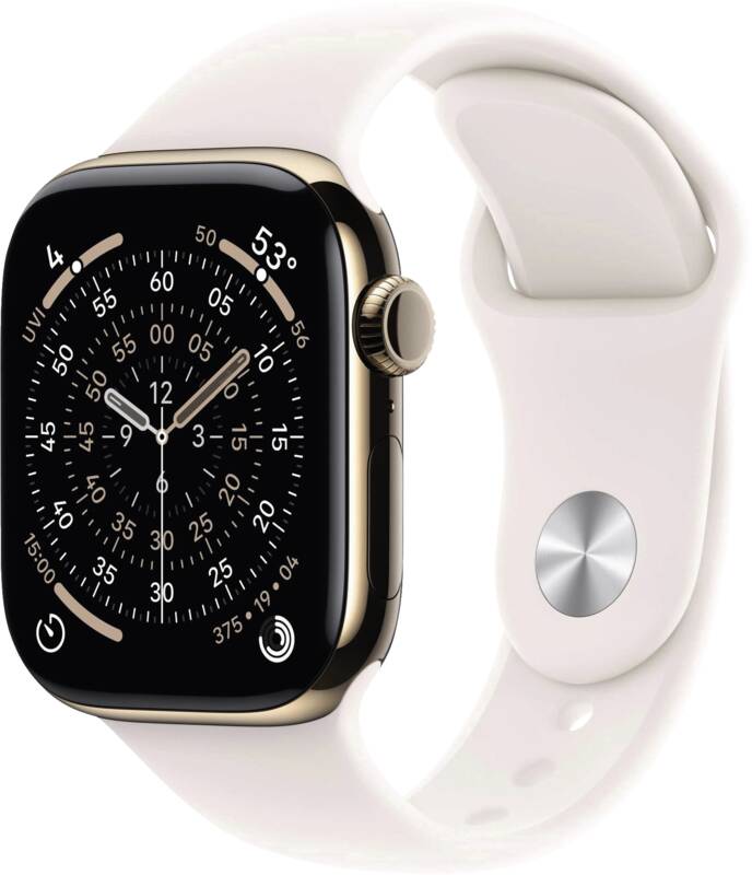 Watch Series 11 GPS + Cellular, 42mm, Titan, Gr. M/L, blassr