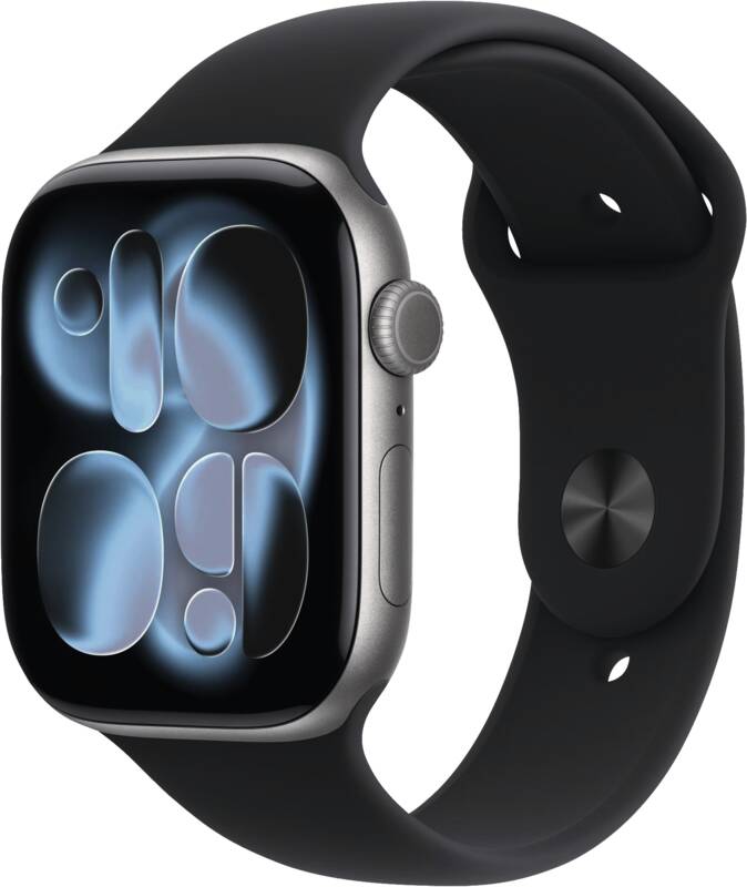 Watch Series 11 GPS + Cellular, 46mm, Alu, Gr. M/L, schwarze