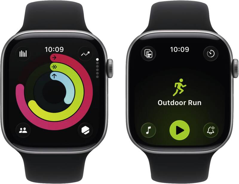 Watch Series 11 GPS + Cellular, 46mm, Alu, Gr. M/L, schwarze