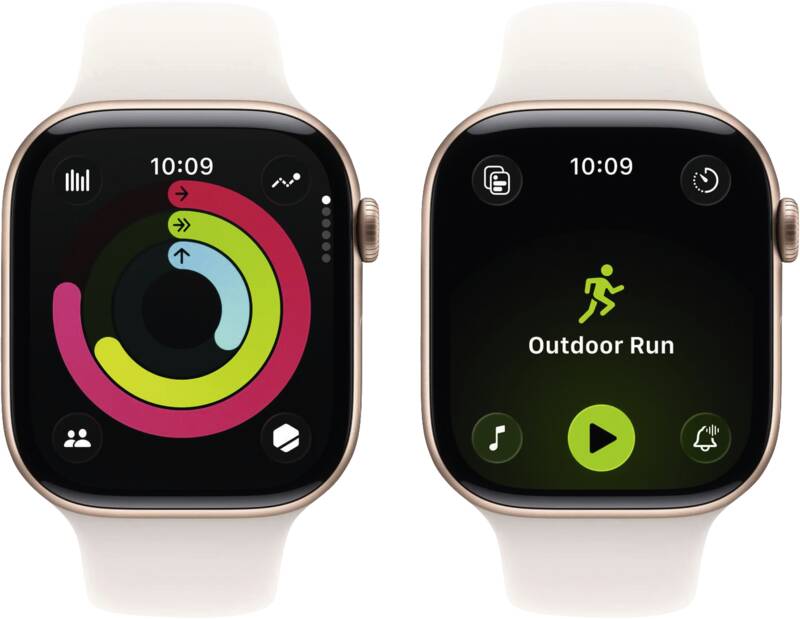 Watch Series 11 GPS + Cellular, 46mm, Alu, Gr. S/M, blassros