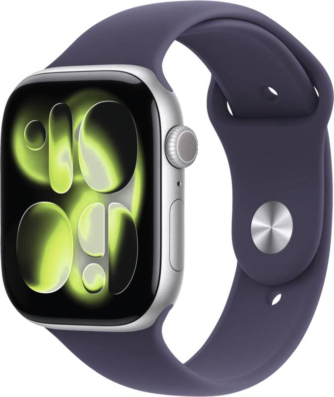 Watch Series 11 GPS + Cellular, 46mm, Alu, Gr. S/M, nebelvio