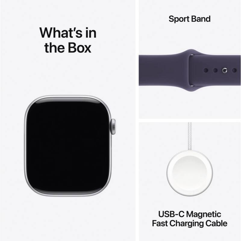 Watch Series 11 GPS + Cellular, 46mm, Alu, Gr. S/M, nebelvio