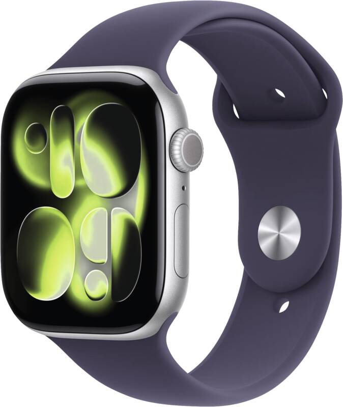 Watch Series 11 GPS + Cellular, 46mm, Alu, Gr. M/L, nebelvio