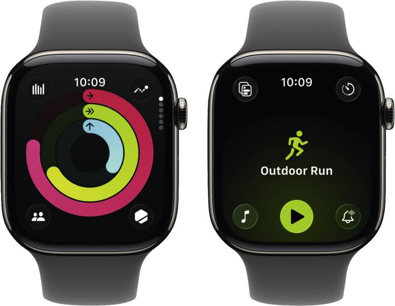 Watch Series 11 GPS + Cellular, 46mm, Titan, Gr. M/L, steing