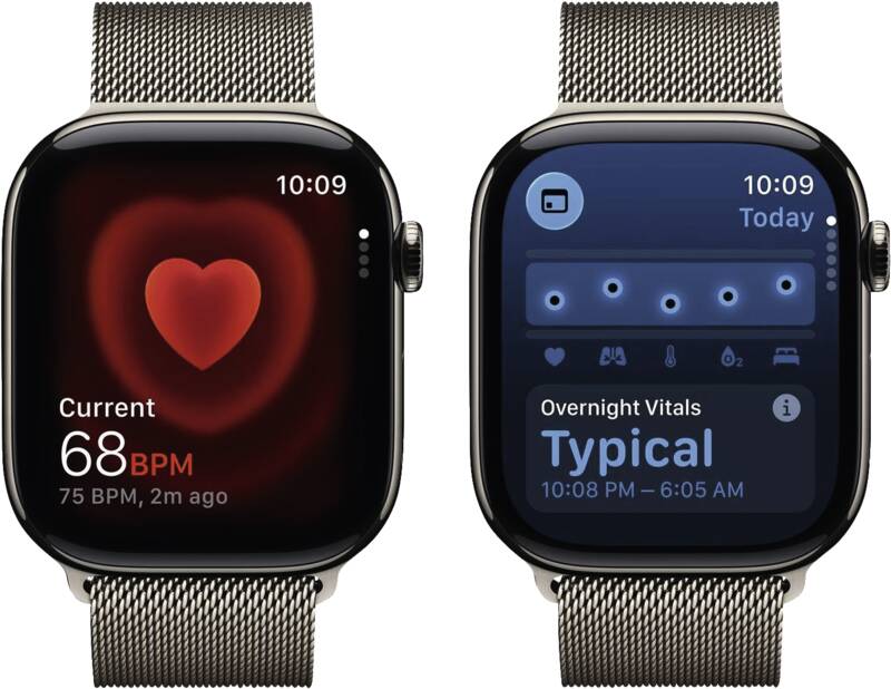 Watch Series 11 GPS + Cellular, 46mm, Titan, Gr. S/M, naturf