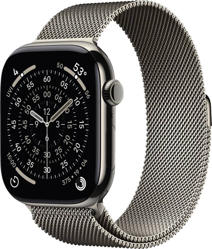 Watch Series 11 GPS + Cellular, 46mm, Titan, Gr. M/L, naturf