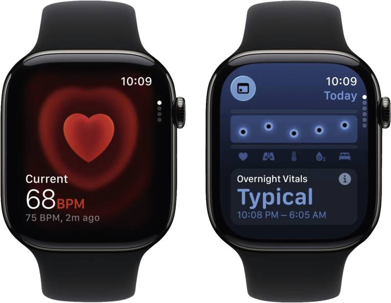 Watch Series 11 GPS + Cellular, 46mm, Titan, Gr. S/M, schwar