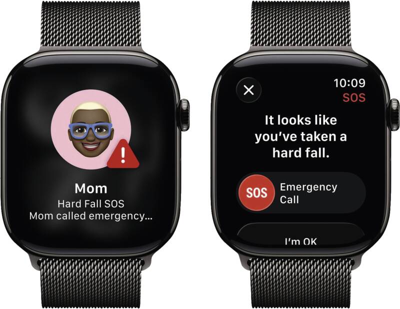 Watch Series 11 GPS + Cellular, 46mm, Titan, Gr. S/M, schief