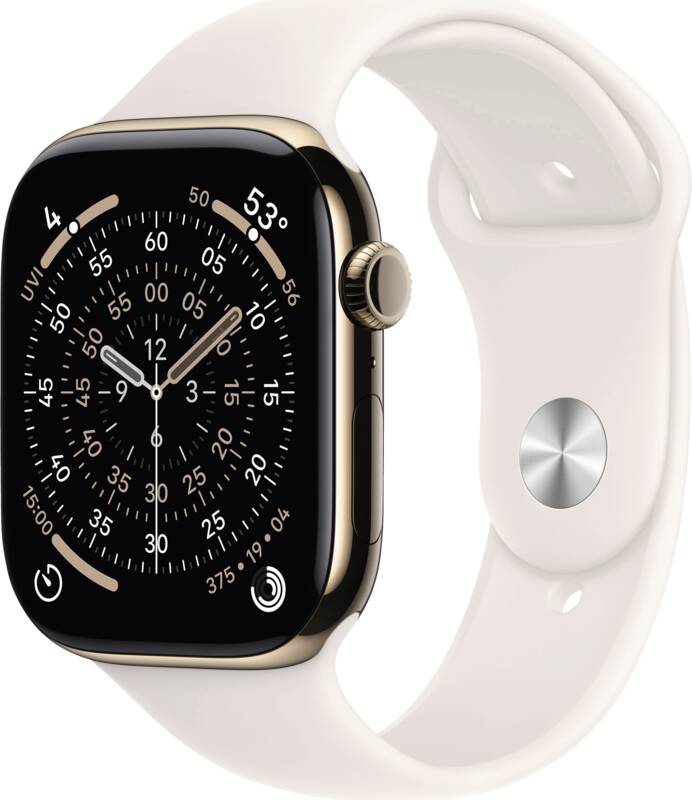 Watch Series 11 GPS + Cellular, 46mm, Titan, Gr. M/L, blassr